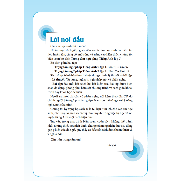 GLOBAL SUCCESS Trọng Tâm Ngữ Pháp Tiếng Anh Lớp 7 Tập 1 (Tái Bản 3) - Ảnh 3