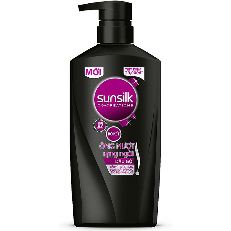 Dầu Gội 650Gr Sunsilk Óng Mượt Rạng Ngời Dành Cho Tóc Khô Xơ Tinh Chất Bồ Kết Truyền Thống Giúp Tóc Chắc Khỏe & Bóng Mượt Vượt Trội