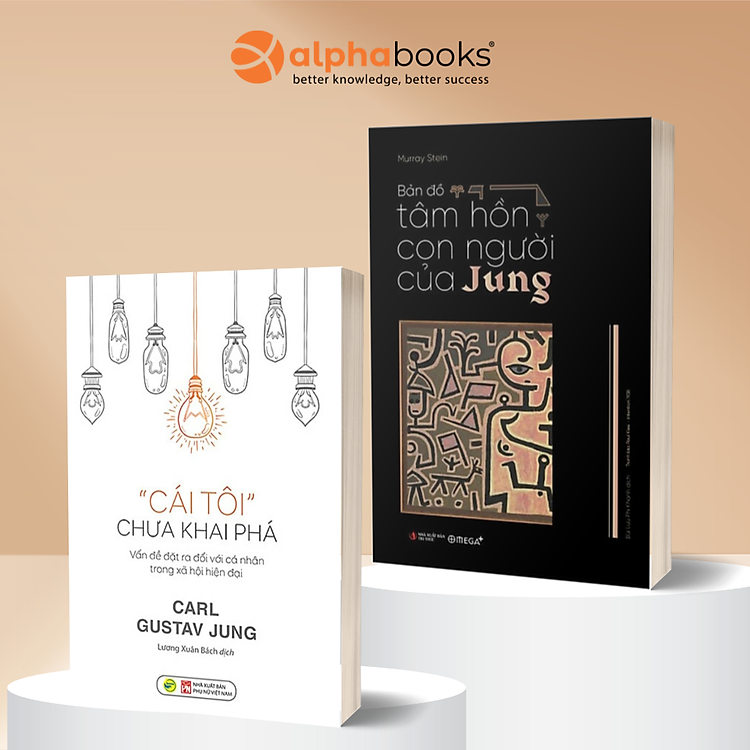 Bộ Sách Kinh Điển Khai Phá Nội Tâm Cùng Carl Jung: Bản Đồ Tâm Hồn Con Người Của Jung + Cái Tôi Chưa Khai Phá - Bách Việt