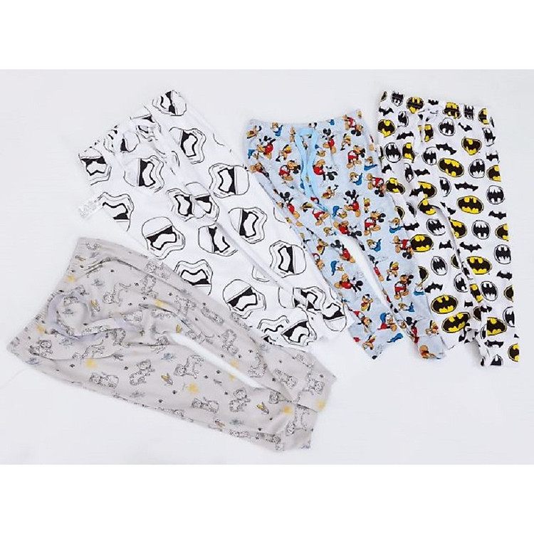 Set 5c quần dài cotton Moimoil cho bé trai, bé gái 1-5 tuổi (giao màu ngẫu nhiên)