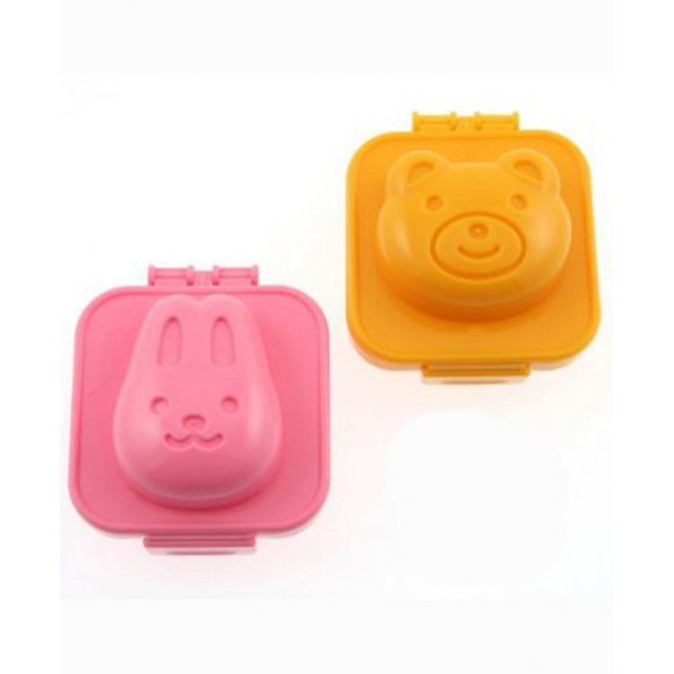 Khuôn tạo hình cơm, trứng hình gấu và thỏ nội địa Nhật Bản