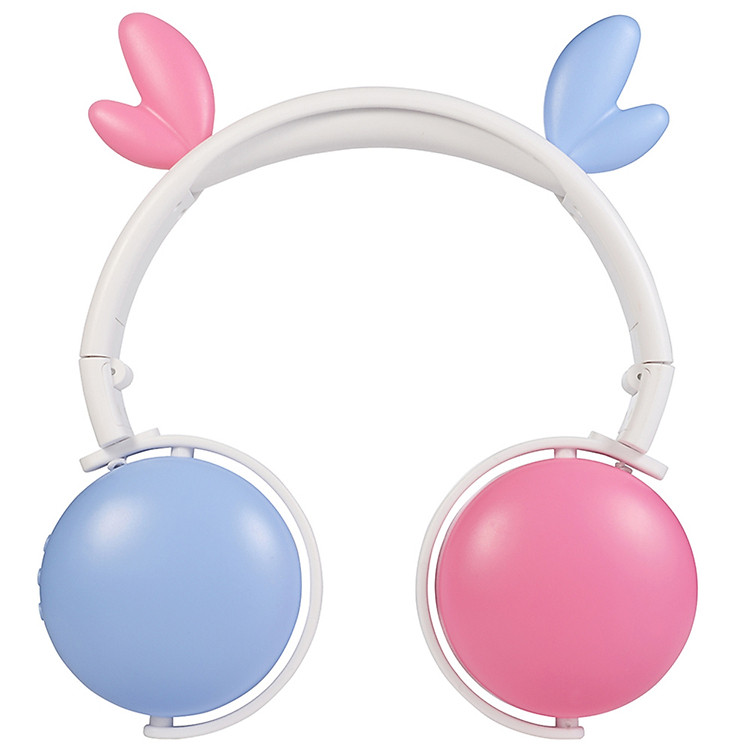 Cute Cartoon Wireless Bluetooth Headset For Girl Kids Headphone With Mic Pc Mobile Phone Music Gaming Mp3 Cat