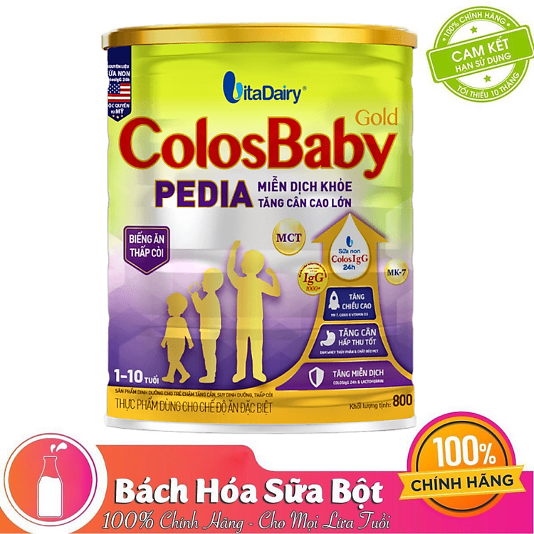 Sữa ColosBaby Gold Pedia 800g (1 - 10 tuổi)
