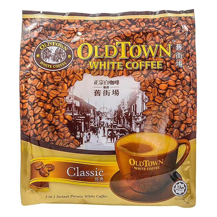 Cà Phê OLD TOWN White Coffee Classic 570g (15 gói x 38g)
