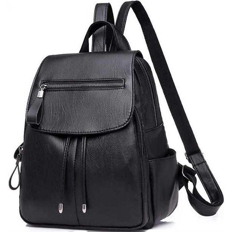 Ba lô da nữ dễ thương tặng gấu và móc BL458