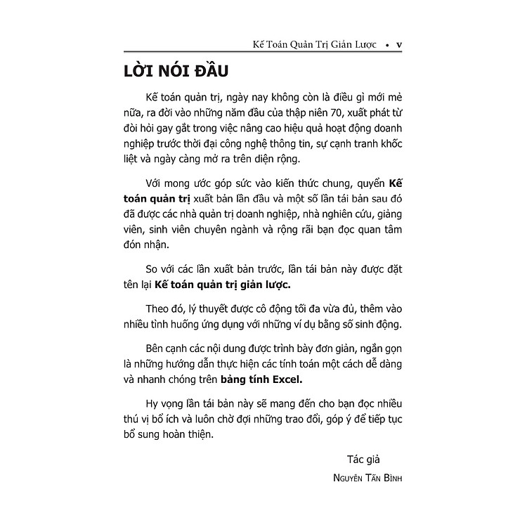 Kế Toán Quản Trị Giản Lược - Ảnh 2