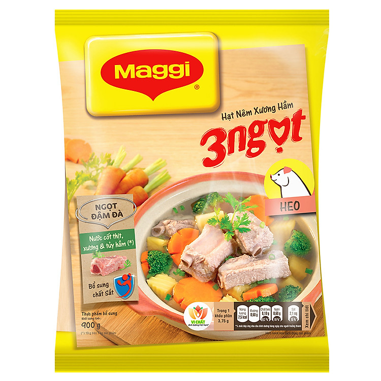 Hạt Nêm Maggi 3 Ngọt Vị Heo (900gr) -12249417