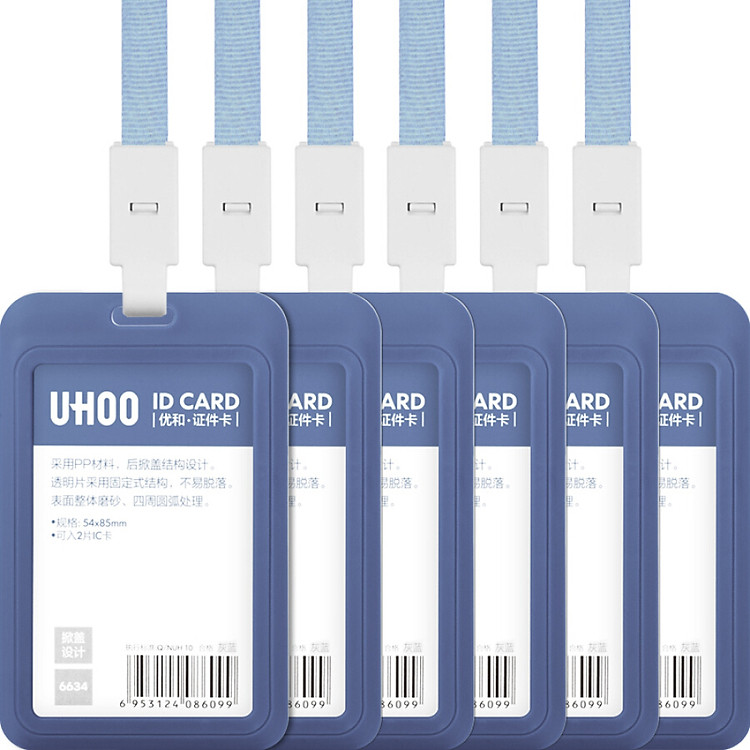 Set 6 Bảng Tên Ngang Có Dây Đeo UHOO 6633