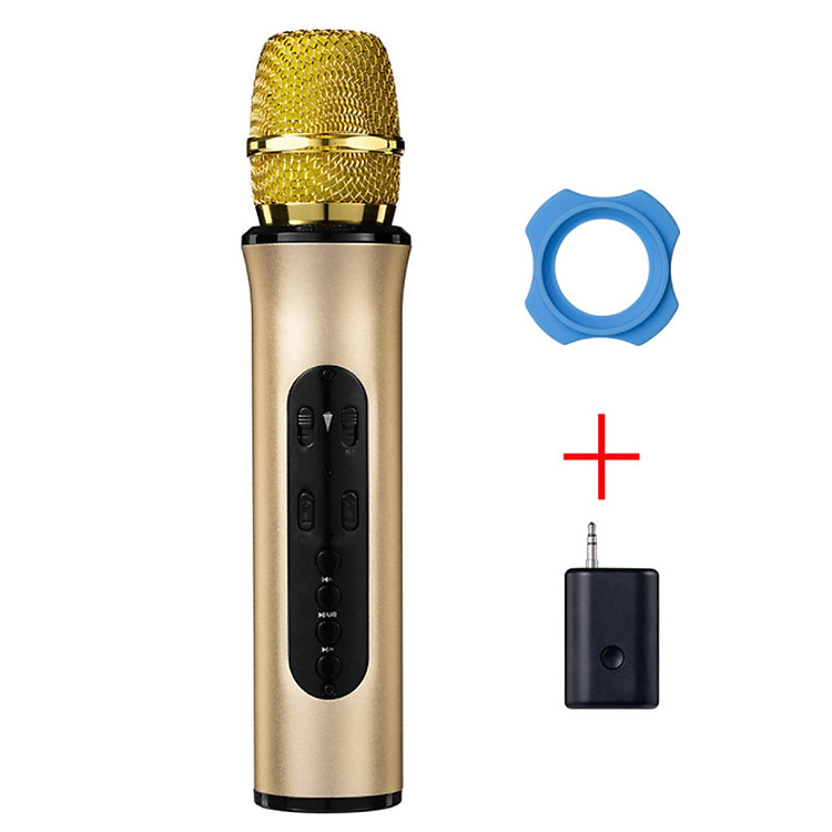 Micro Karaoke Kết Nối Bluetooth Nhanh Chóng Cầm Nhẹ Tay Hút Âm Tốt PKCB - Hàng Chính Hãng