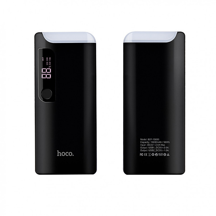 Sạc Dự Phòng Hoco B27-15000 MAh - Hàng Chính Hãng