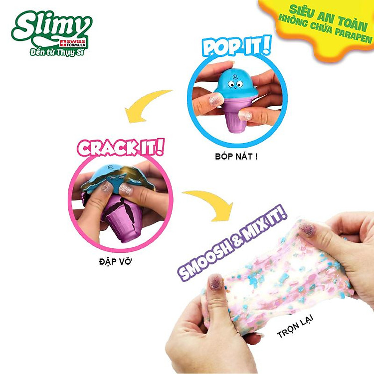 Đồ Chơi SLIMY Slime Smash & Crack Chính hãng Giá tốt - Hình ảnh 5