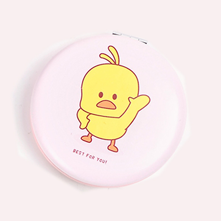 Gương trang điểm vịt vàng dễ thương tròn - DMCTB103