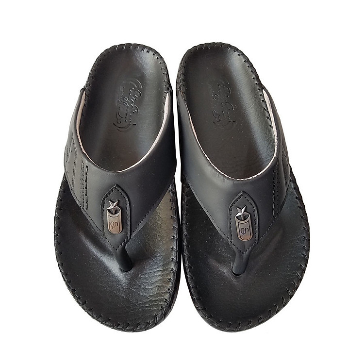 Dép Xỏ Ngón Nam Da Bò BIGGBEN DK68