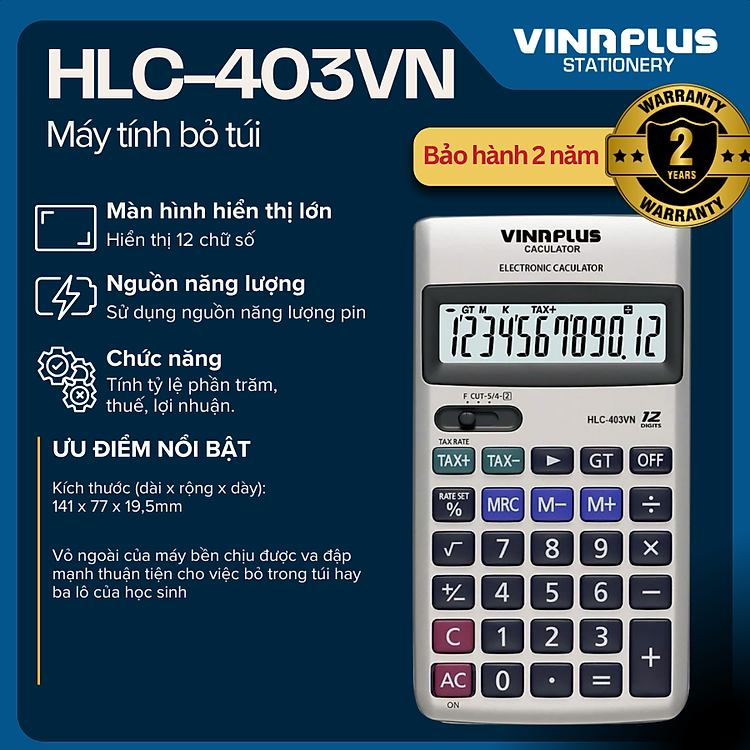 Máy Tính Bỏ Túi HLC-403vn - Ảnh 6