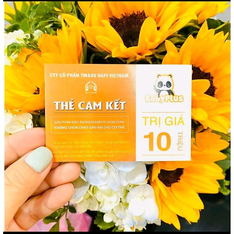 Siro Ăn Ngon Baby Plus - Giúp Bé Tăng Cân Chính hãng Giá tốt - Hình ảnh 5