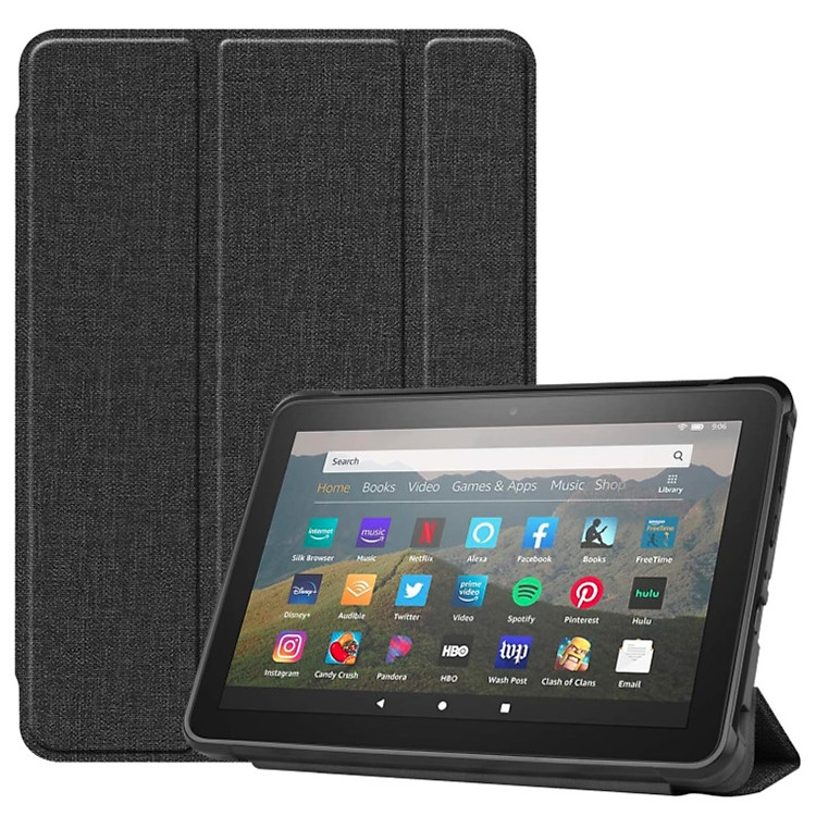 Bao da máy tính bảng Kindle Fire HD8, HD8 Plus 2020 - SMARTCOVER tự động tắt mở - Vân vải/Denim