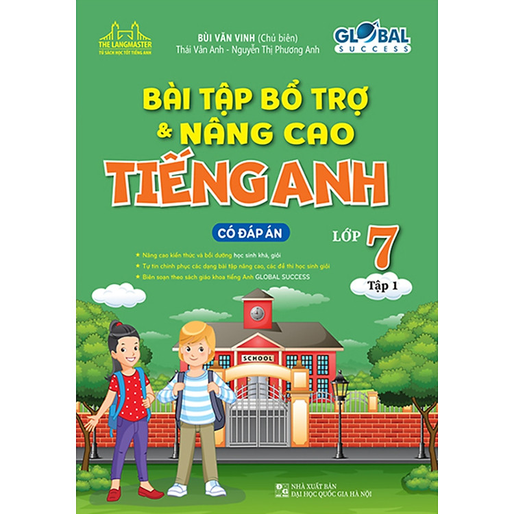 The Langmaster – Bài Tập Bổ Trợ Và Nâng Cao Tiếng Anh Lớp 7 – Tập 1 (Có Đáp Án)