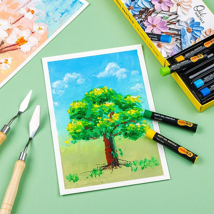 Hộp 24 Bút Sáp Dầu Colokit OP-C033 - Ảnh 3