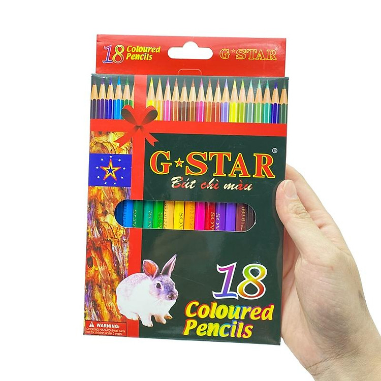 Hộp Bút Chì 18 Màu Gstar - Ảnh 4