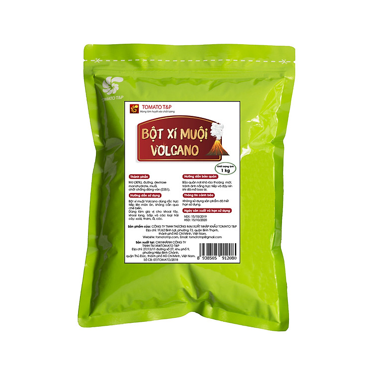 Bột xí muội Volcano (1Kg / Gói)