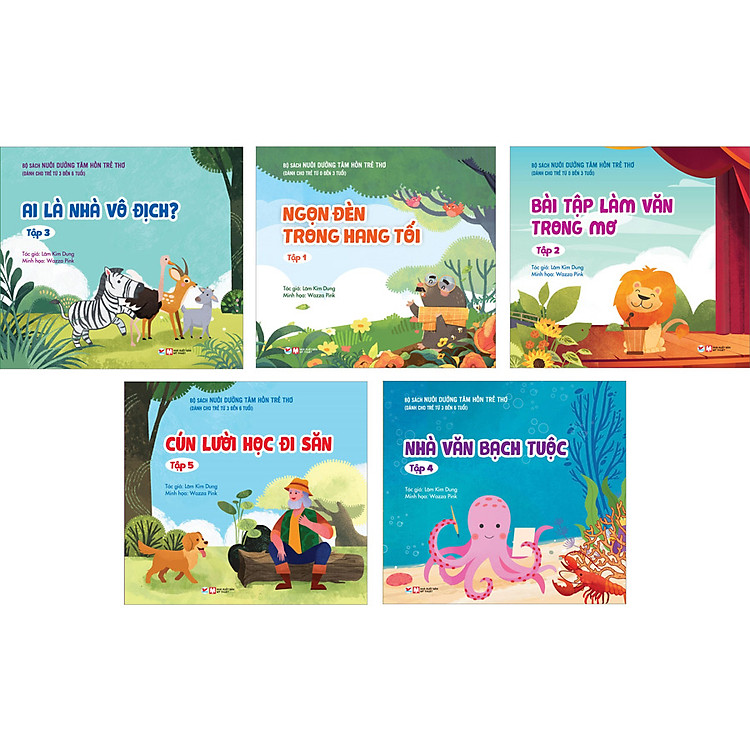 Bộ Sách Nuôi Dưỡng Tâm Hồn Trẻ Thơ Dành Cho Trẻ Từ 0 Đến 3 Tuổi