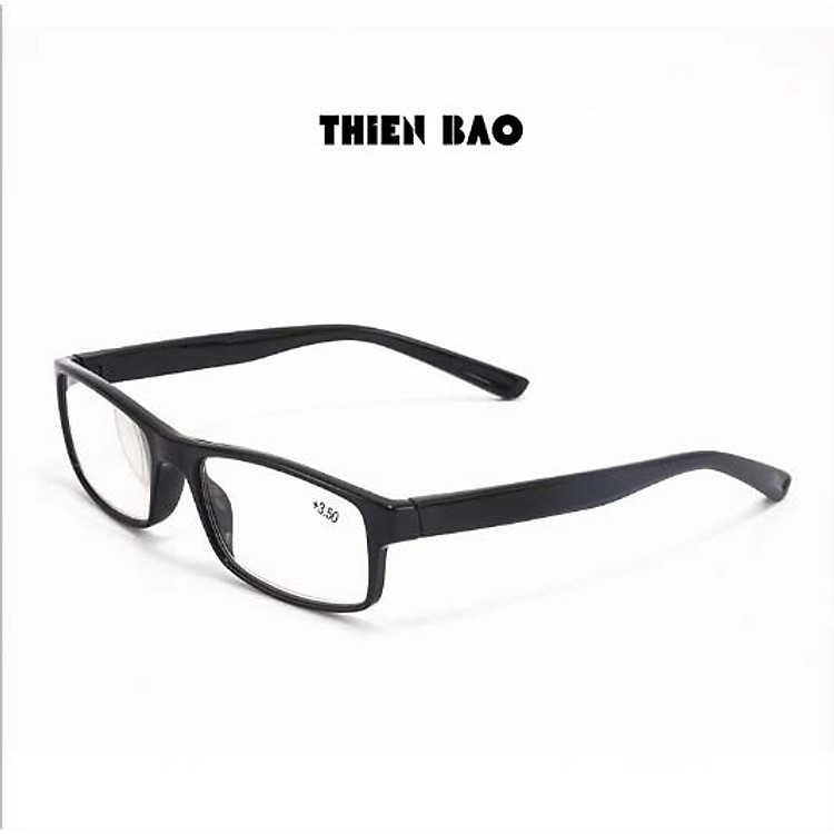 Kính lão thị , viễn thị loại cao cấp Đen Nhám cực đẹp, tròng chuẩn độ NAM NỮ Nhật bản loại I KVD034 hàng đẹp TR90