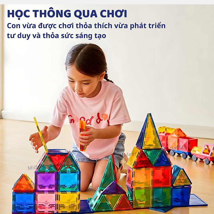 Mua Bộ Xếp Hình Nam Châm Mideer Chính hãng Tiết kiệm - Hình ảnh 5