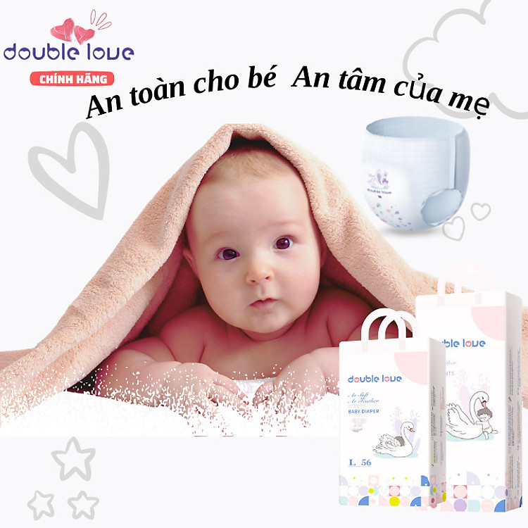 Combo 2 Tã Dán Double Love Siêu Mỏng Chính hãng Giá tốt - Hình ảnh 3