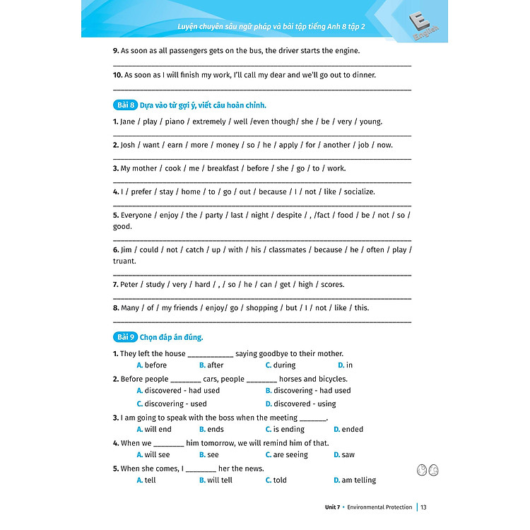 Global Success - Luyện Chuyên Sâu Ngữ Pháp Và Bài Tập Tiếng Anh 8 - Tập 2 - Ảnh 7