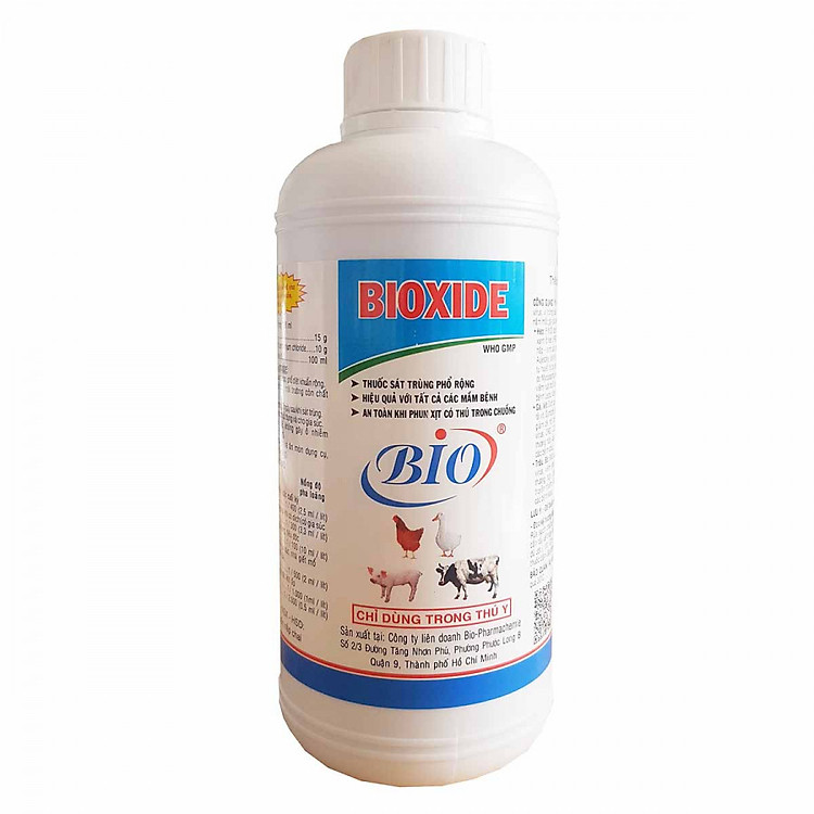 Dung dịch sát trùng chuông nuôi an toàn cho gia đình - Bioxide