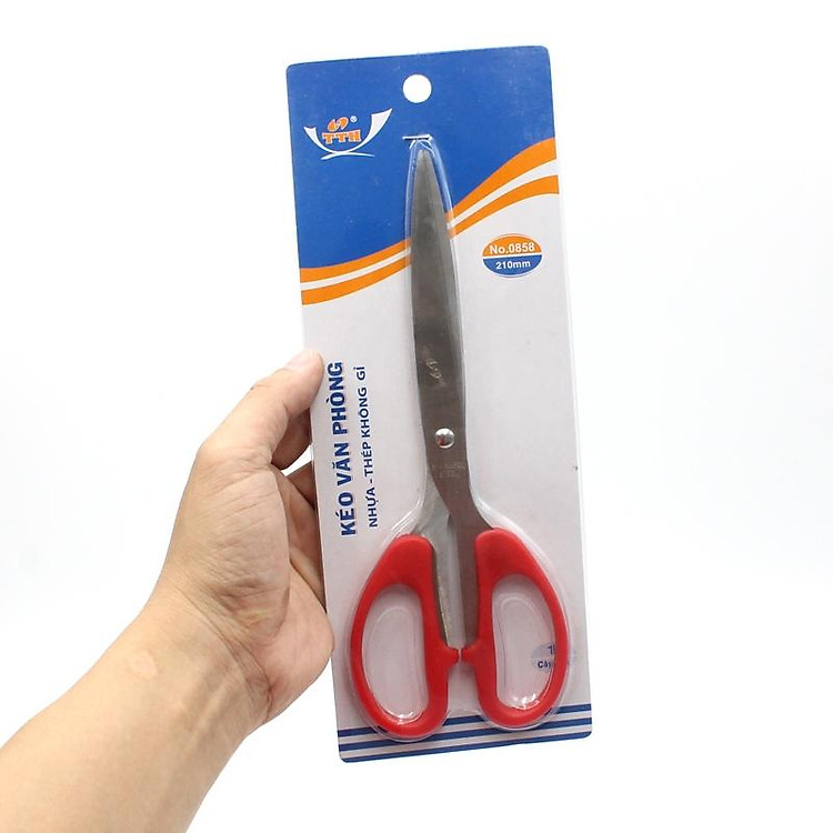 Kéo Văn Phòng TTH 0858 - Màu Đỏ - Ảnh 3