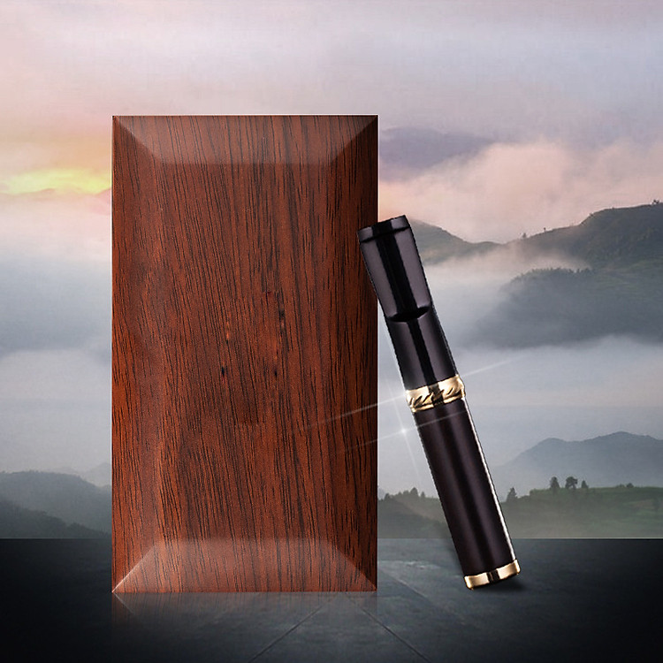 Tẩu hút thuốc gỗ đàn hương ZB-220 - Nâu - Ảnh 4