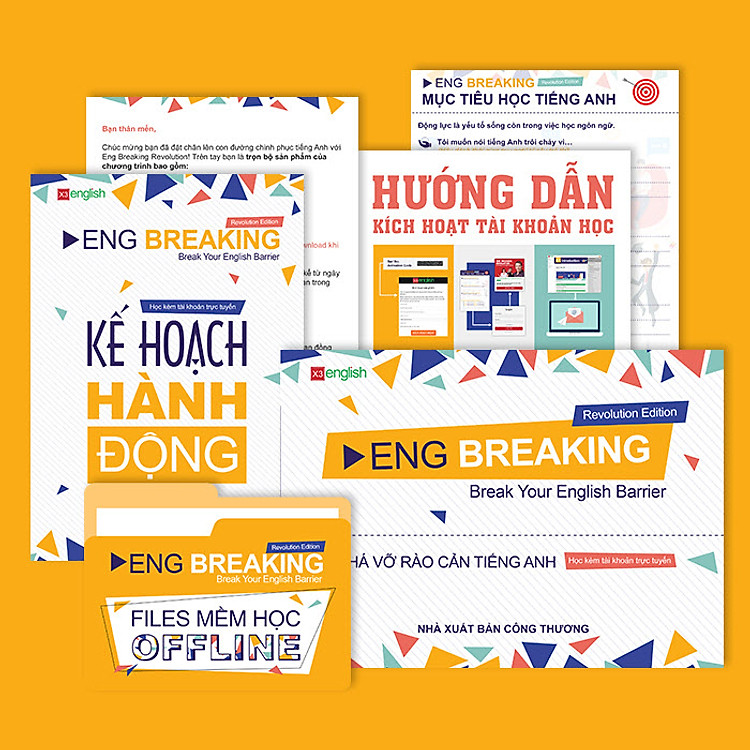 Tự Học Tiếng Anh Giao Tiếp Chỉ Trong 3 Tháng - Eng Breaking (Kèm File mềm Học Offline Và Tài Khoản Học Online)