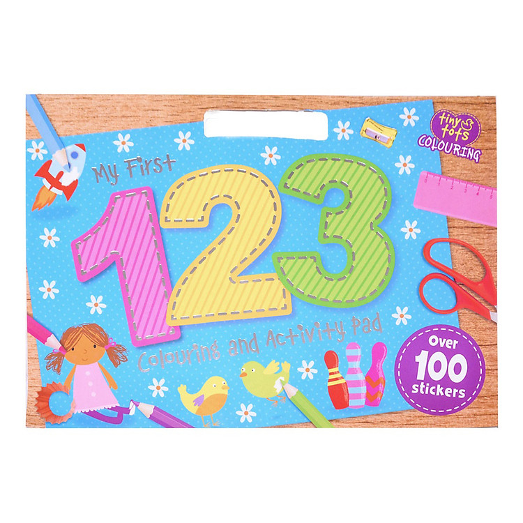 Sách tô màu My First 123 Colouring and Activity Pad