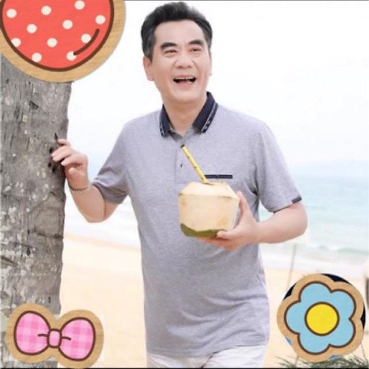 Áo thun có cổ nam trung niên, áo cho bố