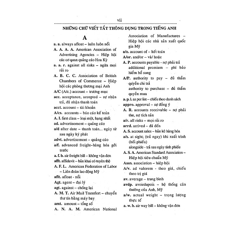 Từ Điển Thương Mại Anh-Pháp-Việt - Ảnh 4