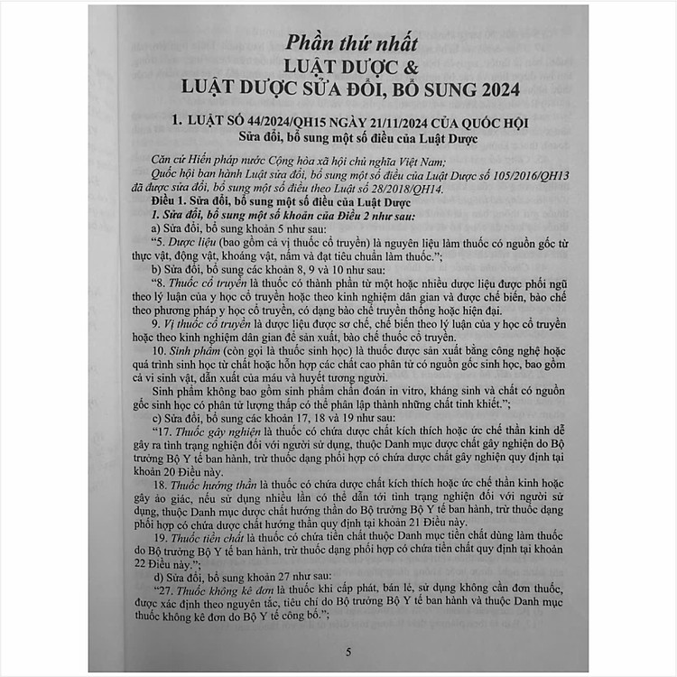 Luật Dược Sửa Đổi, Bổ Sung và Các Quy Định Mới Nhất Dành Cho Ngành Dược, Dược Sĩ, Nhà Thuốc - Ảnh 3