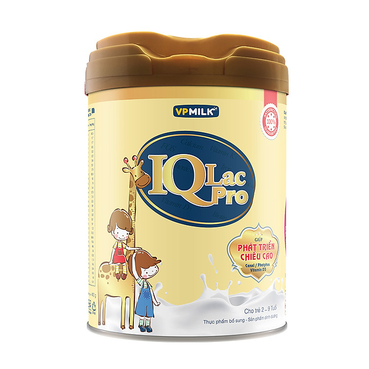 Sản phẩm dinh dưỡng IQLac Pro Phát triển chiều cao 900g