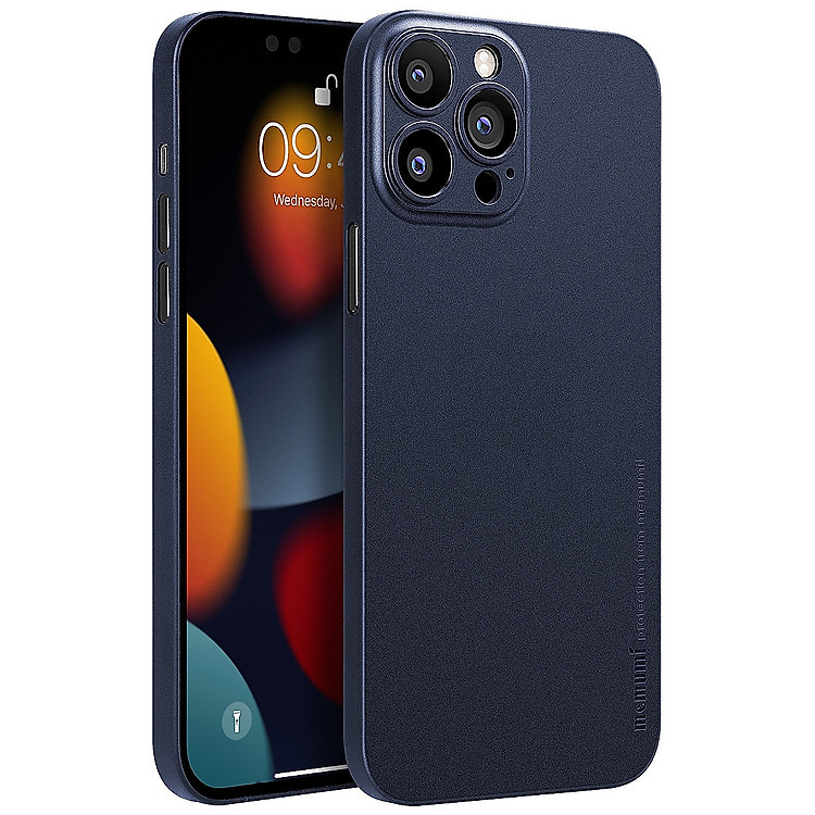 Ốp lưng lụa mỏng dành cho iPhone 14 Pro Max bảo vệ camera, siêu mỏng 0.3 mm - Hàng Chính Hãng Memumi