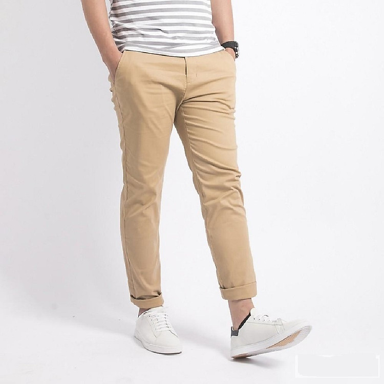 Quần dài nam chất kaki mịn cao cấp trẻ trung, quần kaki công sở co giãn nhẹ ống côn, dáng ôm body , nhiều màu lựa chọn, size từ 45-80 kg