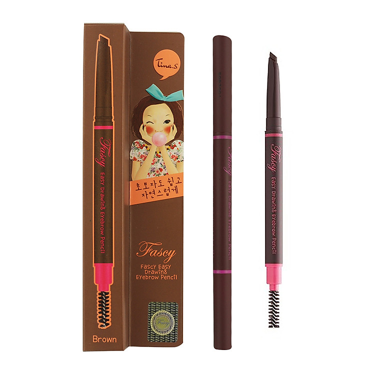 Chì kẻ lông mày Fascy Easy Drawing Màu nâu