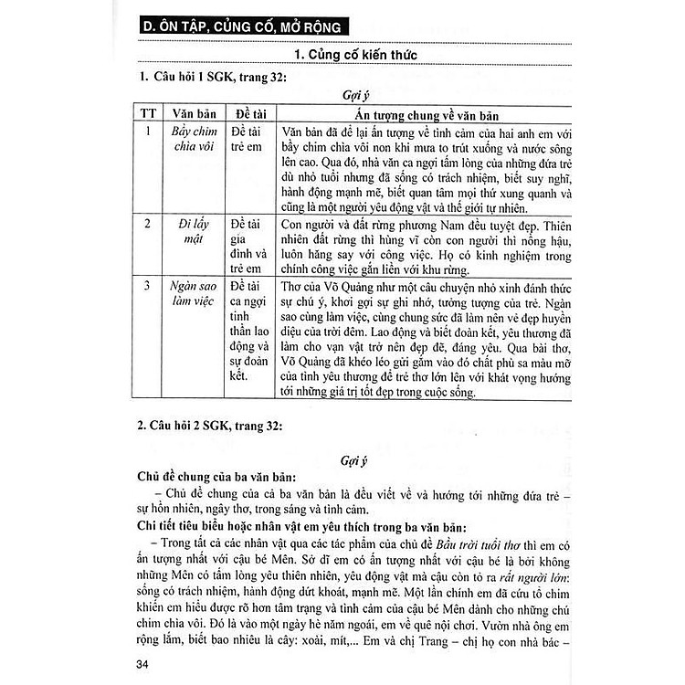 Hướng Dẫn Học Và Làm Bài Ngữ Văn Lớp 7 - Tập 1 - Ảnh 6