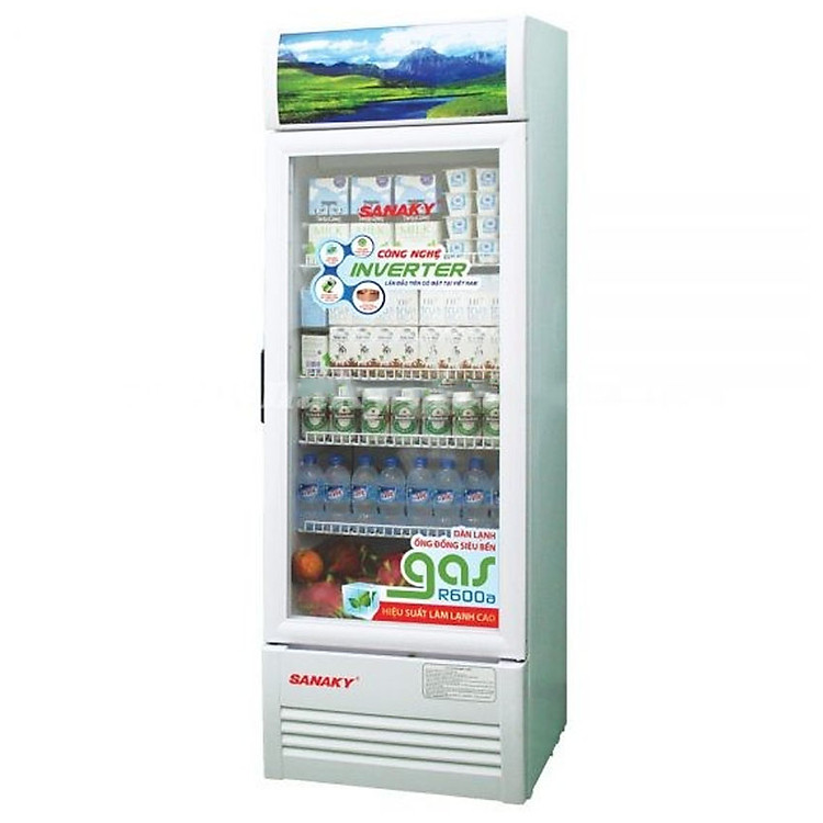 TỦ MÁT SANAKY INVERTER 170 LÍT VH-218K3L NHÔM ĐÚC (LOW-E) (R600A) - hàng chính hãng