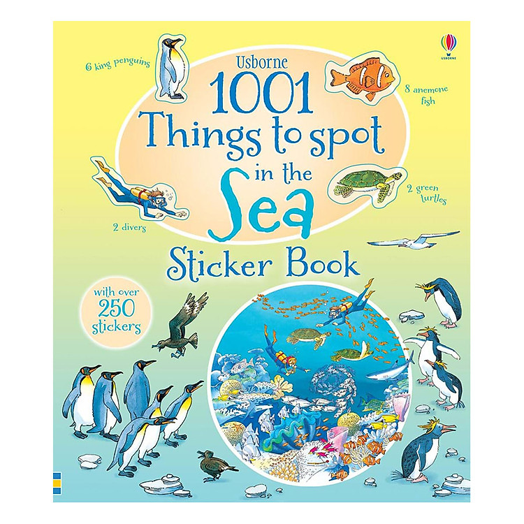 Sách Usborne 1001 Things to Spot in the Sea
