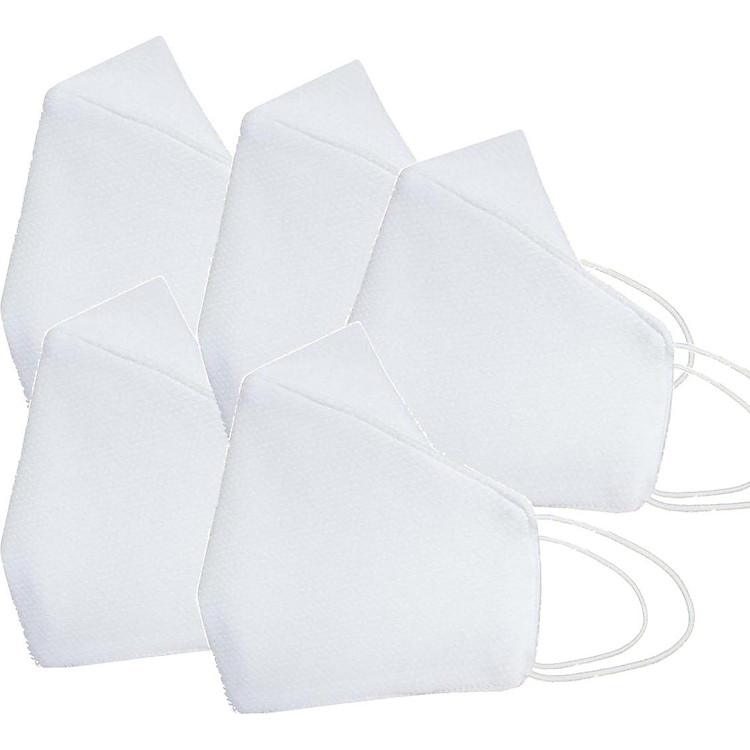 Combo 5 Khẩu Trang Vải Size Trẻ Em Từ 2 Đến 10 Tuổi Cao Cấp Màu Trắng