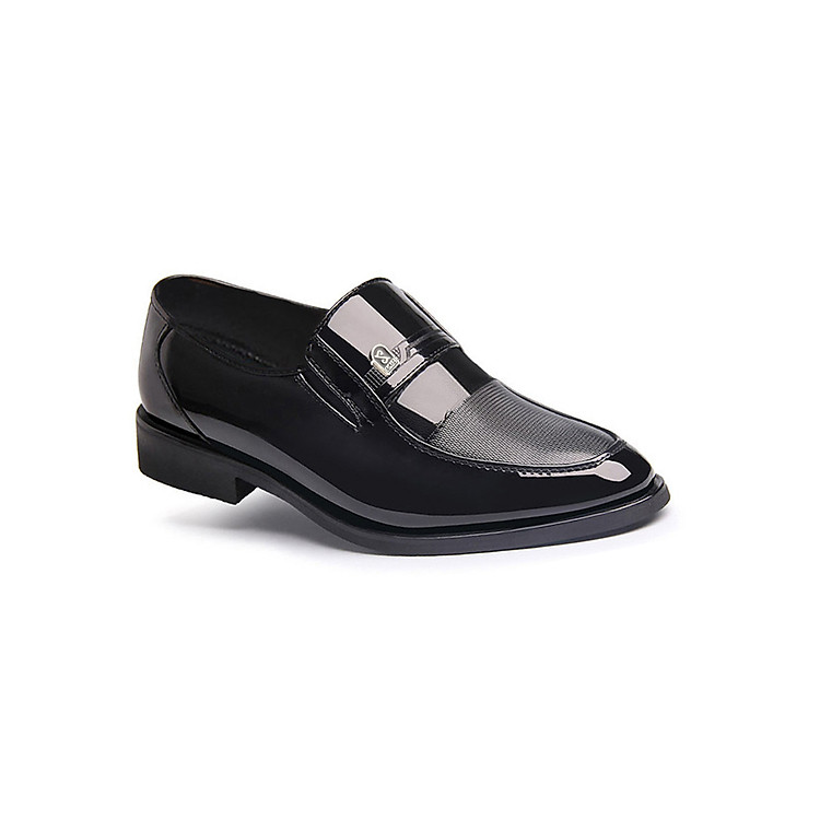 Giày Tây Da Nam Kiểu Xỏ Zapas GT004 (Đen)