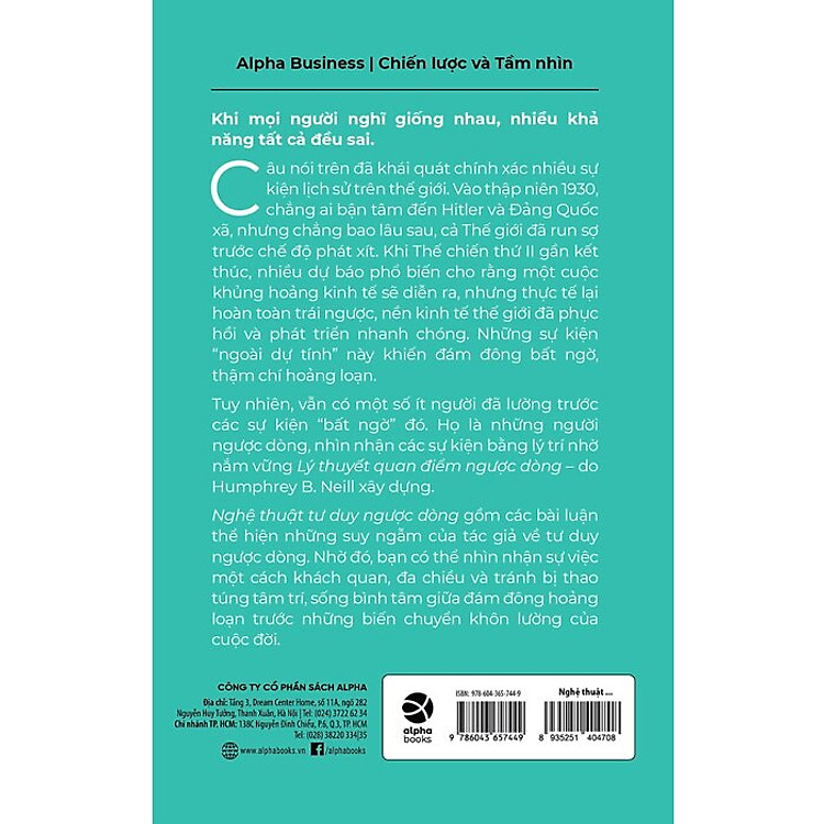 Nghệ Thuật Tư Duy Ngược Dòng - Ảnh 3