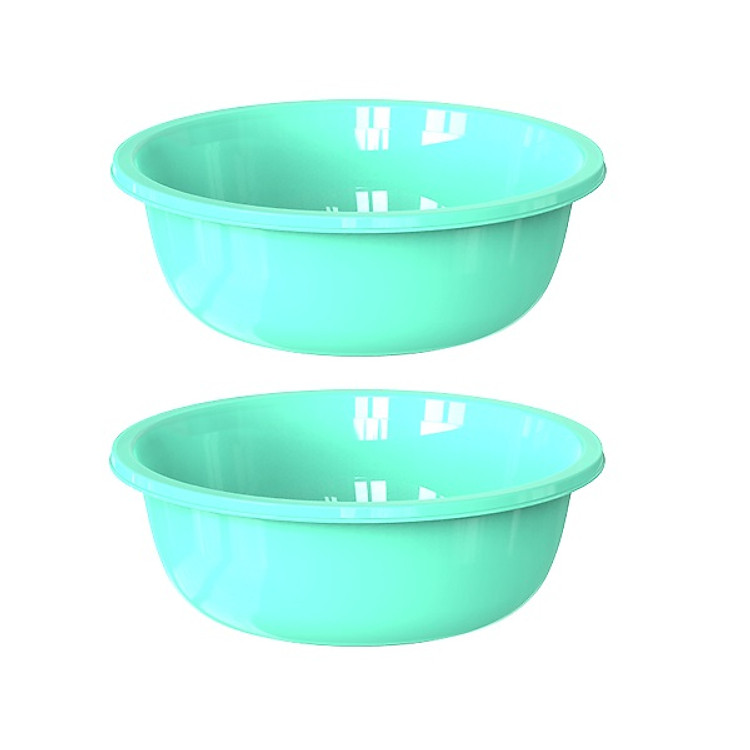 Combo 2 Thau Nhựa Bầu 4T0 Duy Tân (Ø 40 x 12,5 cm) No.543 – Giao màu ngẫu nhiên