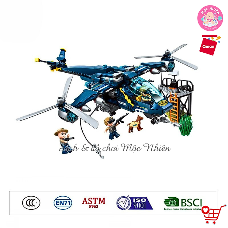 Mua Đồ chơi xếp hình Qman 1922 - Rừng Chính hãng Tiết kiệm - Hình ảnh 4