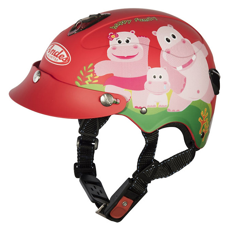 Mũ Bảo Hiểm Trẻ Em Andes 3S108S Tem Nhám S100